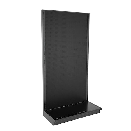 Lozier Gondola Wall Display Starter, Black 48W 96H 22D P492S-ST
